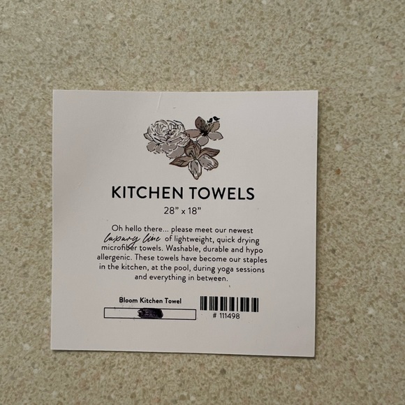 Eden In Love Kitchen Towel Set (NEW) - Picture 8 of 9